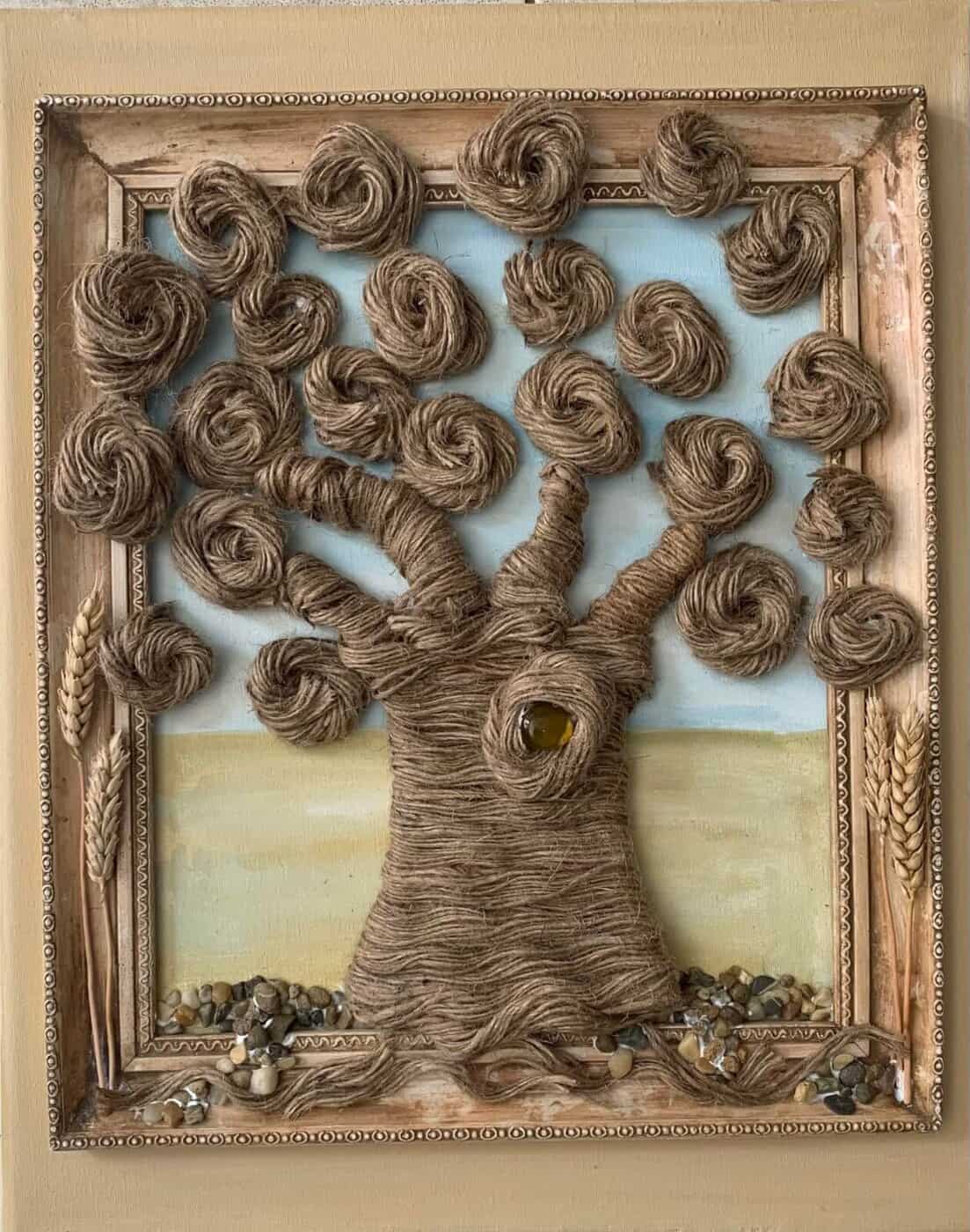 Καμβάς 40Χ50 πλεκτό ΔΕΝΤΡΟ ΤΗΣ ΖΩΗΣ