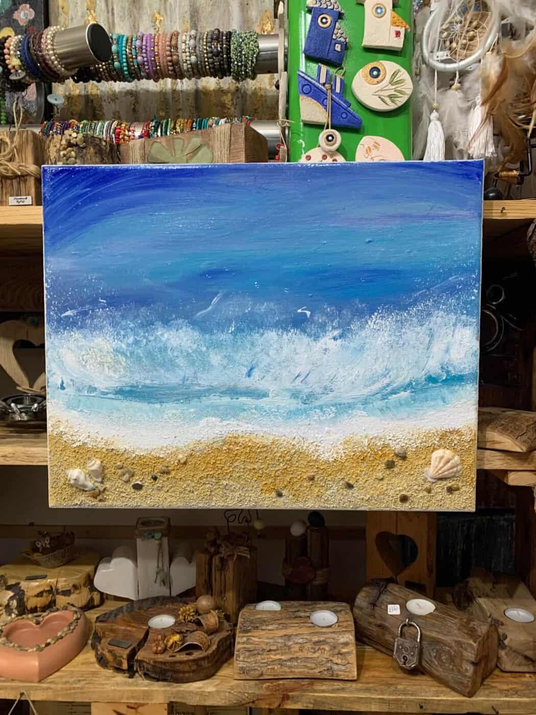 Καμβάς 40Χ50 3D θαλασσα