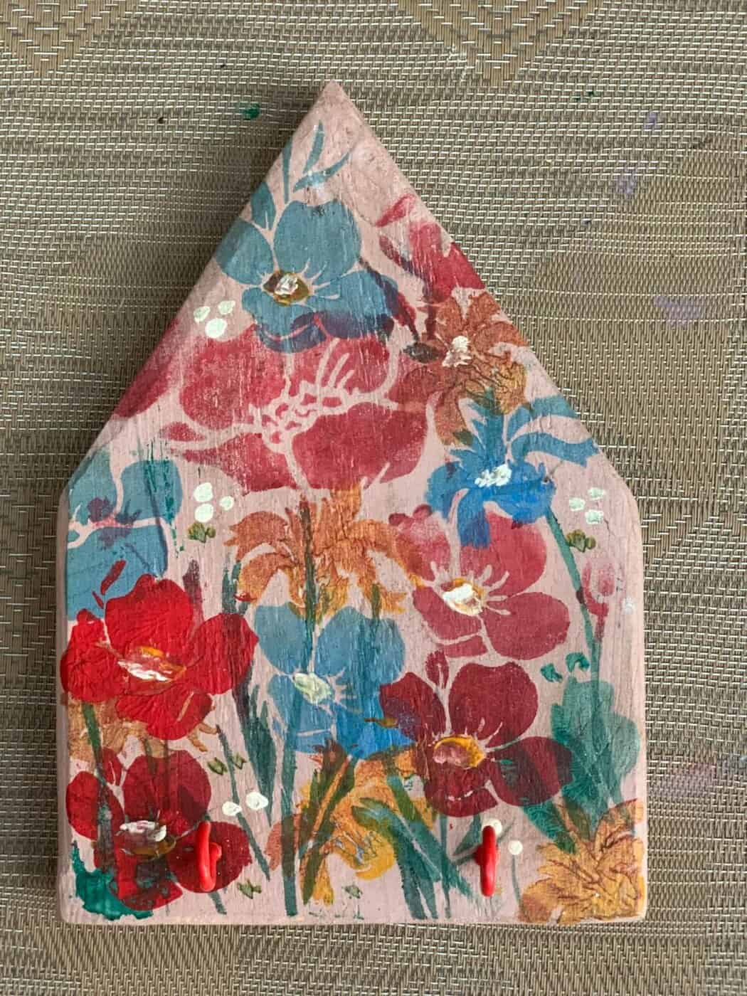 Κλειδοθήκη ζωγραφισμενη