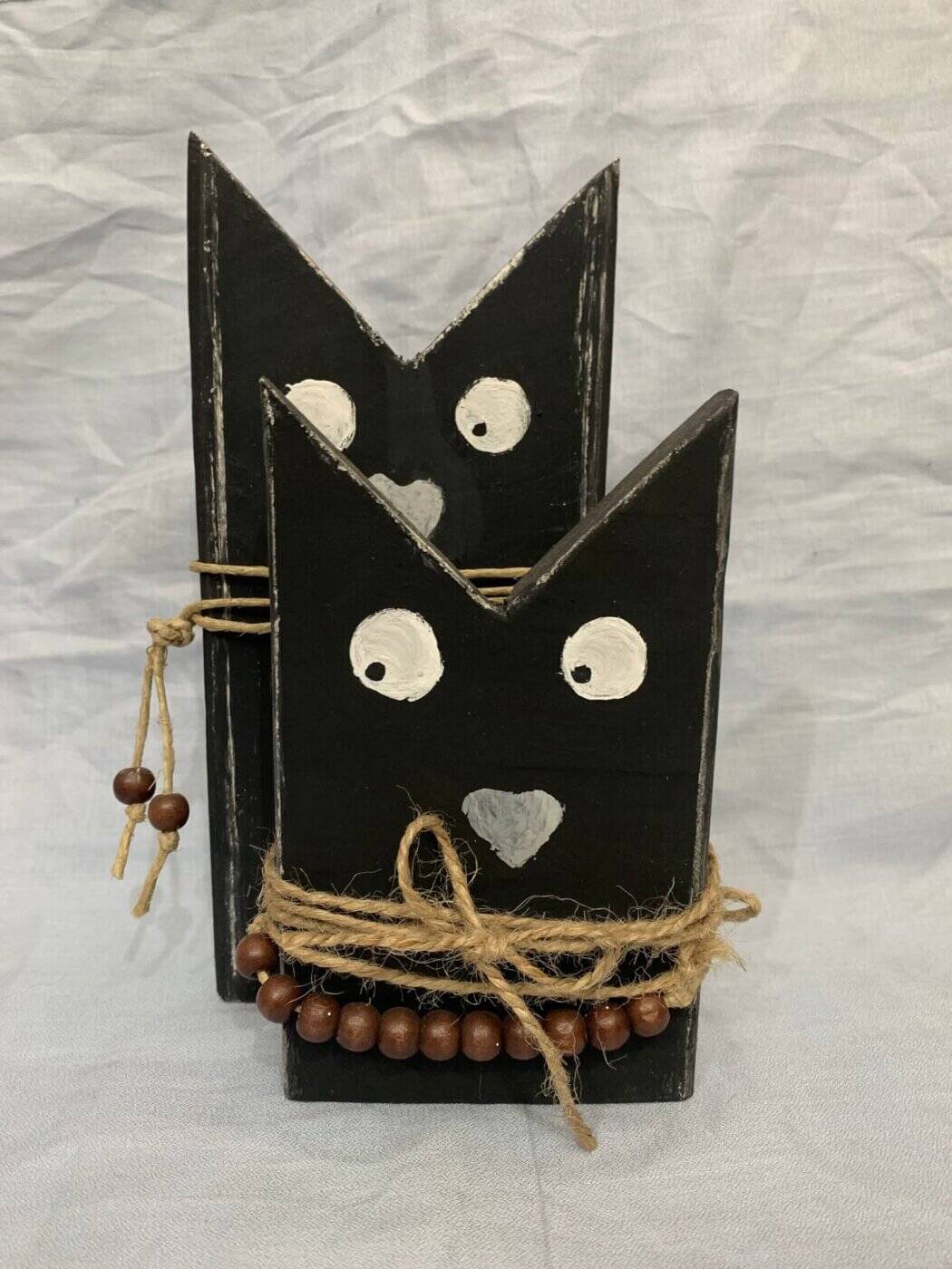 IMG_5135 Διακοσμητικό Ξύλου LOVE 2CATS - Image 1