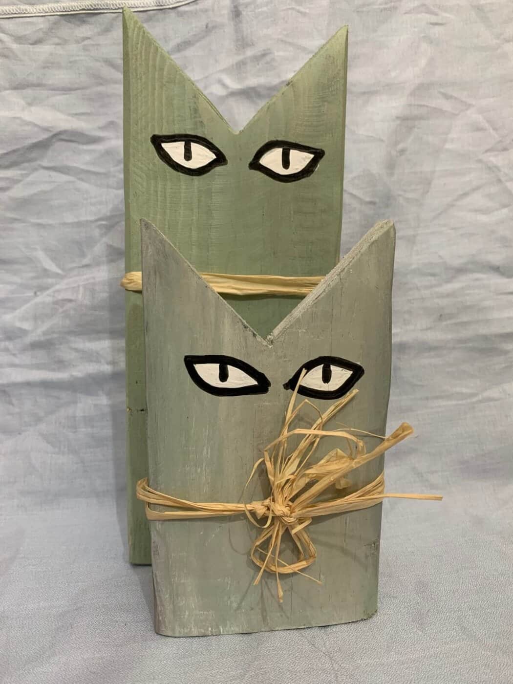 IMG_5139 Διακοσμητικό Ξύλου LOVE 2CATS - Image 1