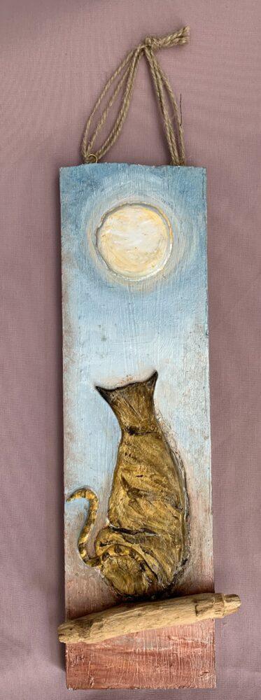 Διακοσμητικό τοίχου "Γάτα στο κλαδί"