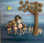 Καμβάς με βότσαλα και ακρυλικά - Image 8