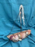 Διακοσμητικό Καραβάκι από Ξύλο και κοχυλια - Image 2