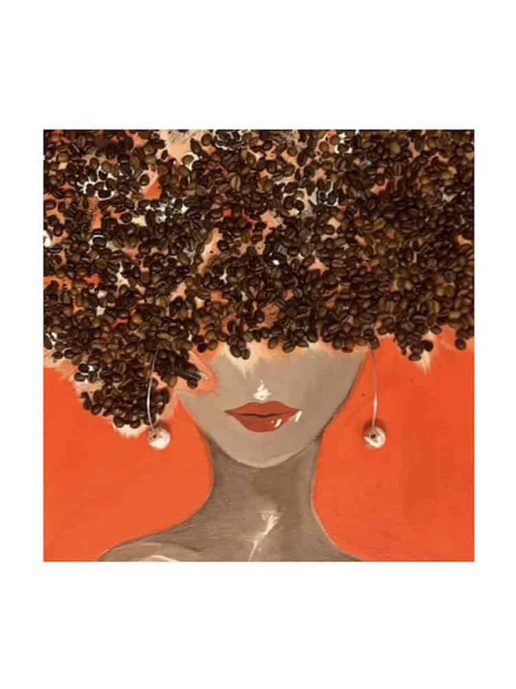 Orange Woman detail