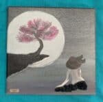 Καμβάς 30Χ30 ΓΥΝΑΙΚΑ ΜΕ ΚΑΠΕΛΟ