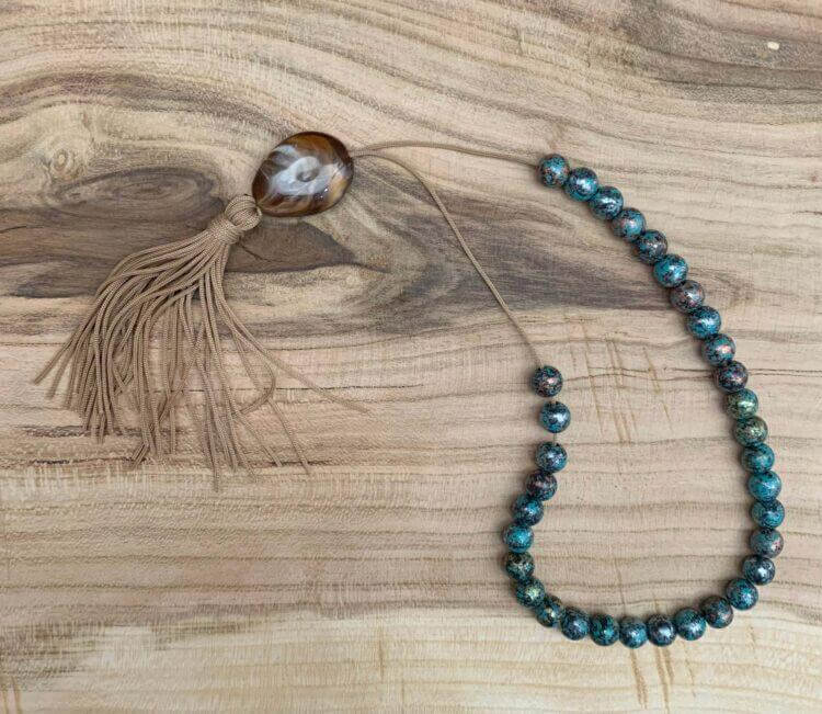 Κομπολόι από πλαστική χάντρα