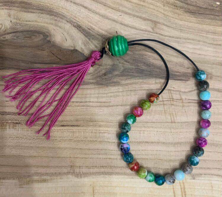 Κομπολόι από πλαστική χάντρα