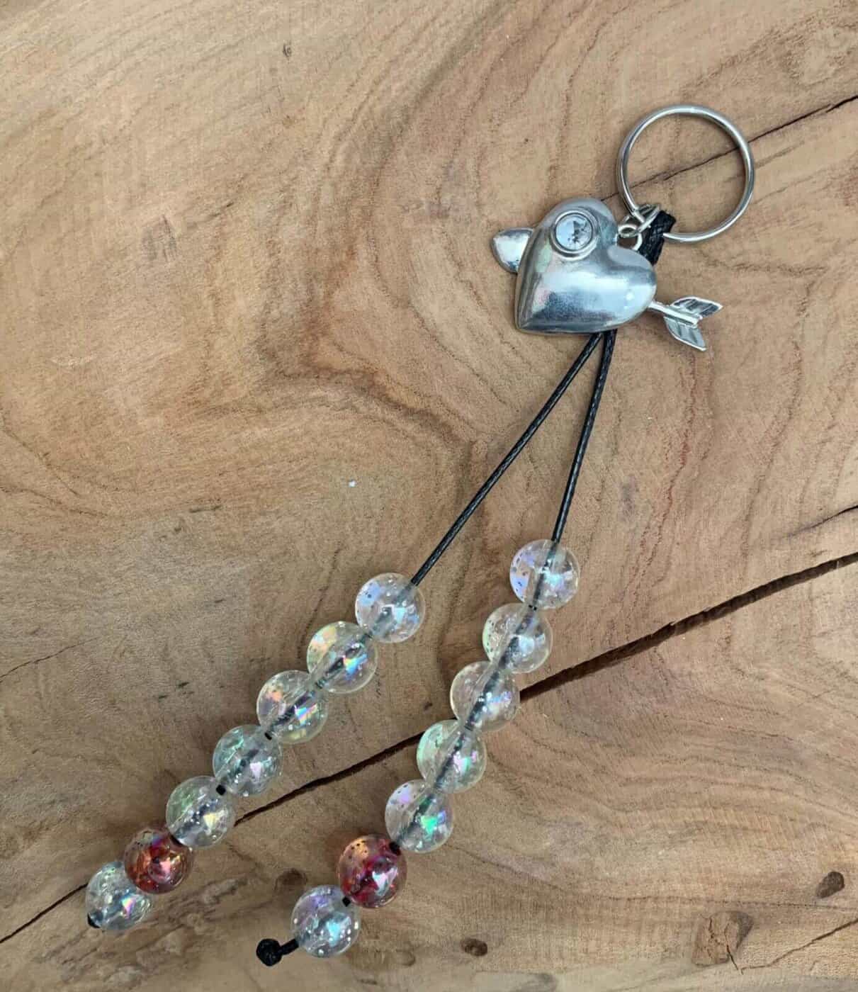 Μπρελόκ με χάντρες ΚΑΡΔΙΑ