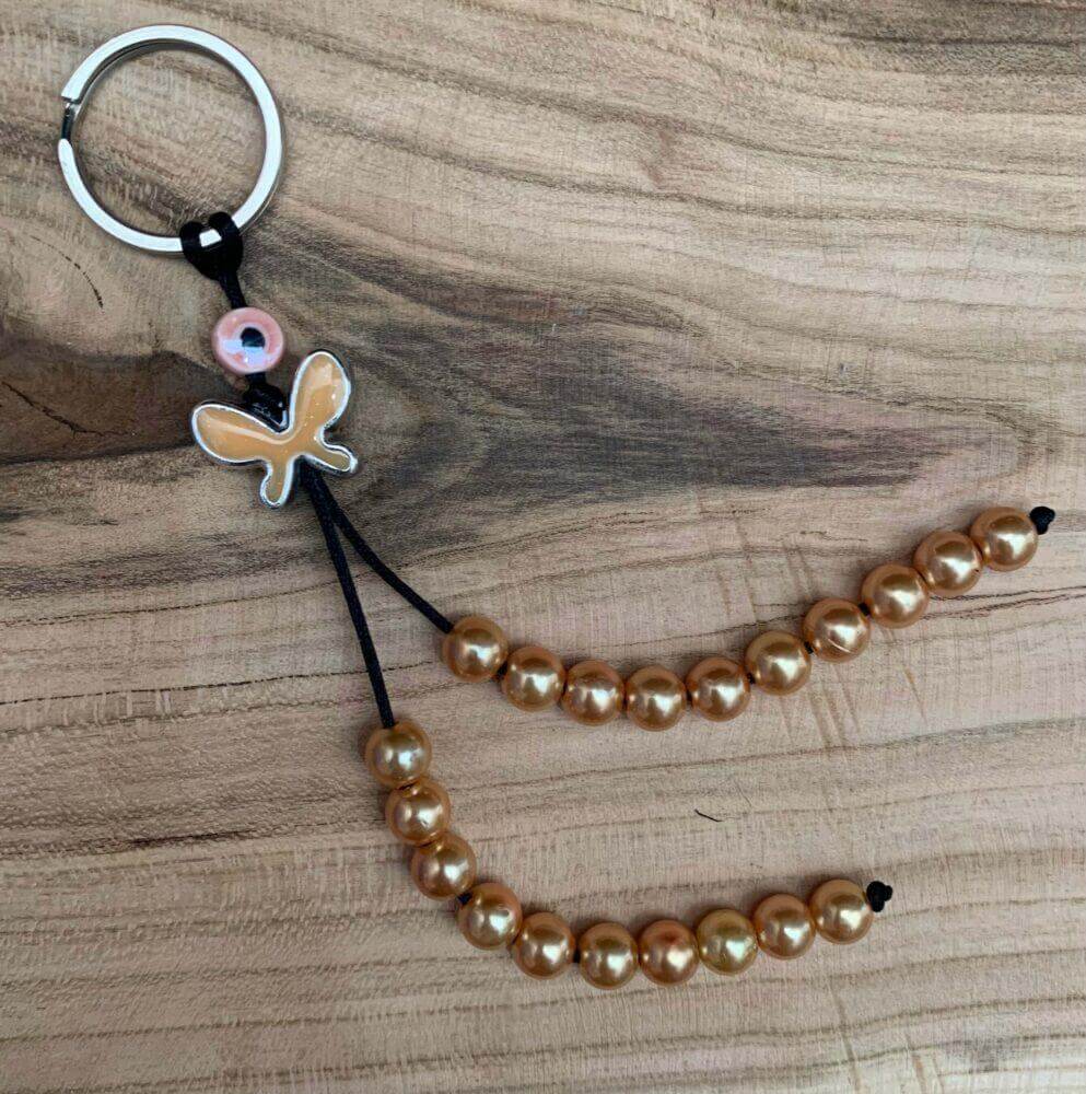 IMG_5770 Μπρελόκ με χάντρες ΠΕΤΑΛΟΥΔΑ - Image 1