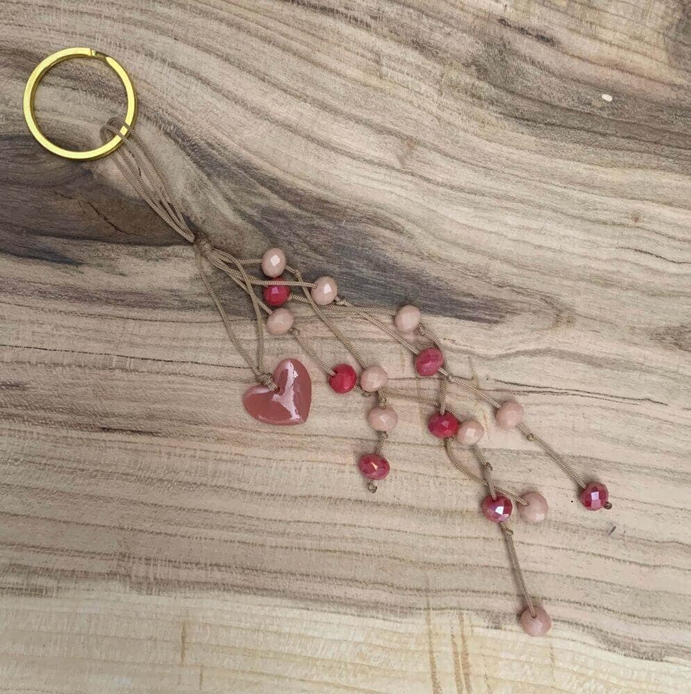 IMG_5771 Μπρελόκ με χάντρες ΚΑΡΔΟΥΛΑ - Image 1