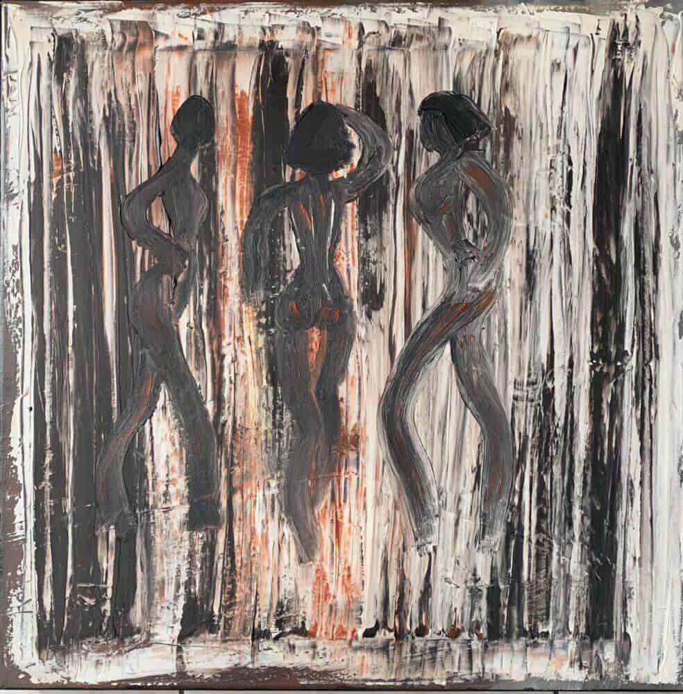 Καμβάς 60Χ60 με ακρυλικά BAR