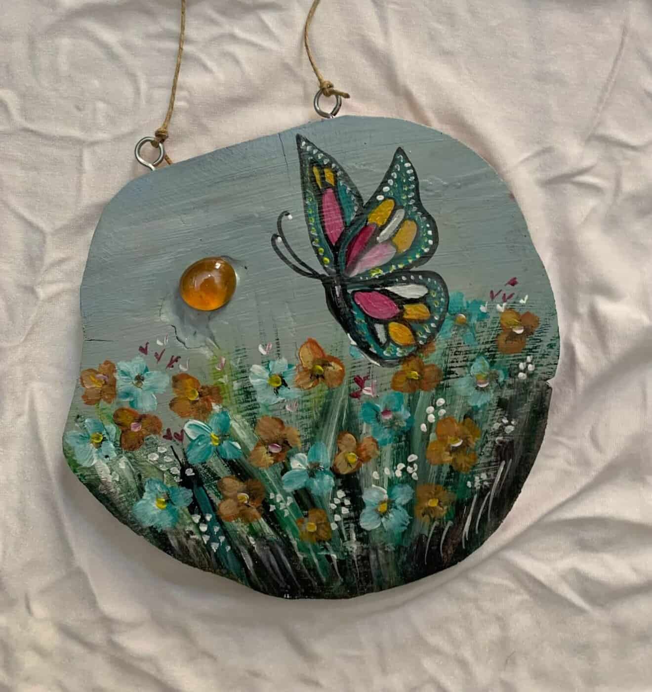 Διακοσμητικό από ξύλο ζωγραφισμένο