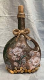 Διακοσμητικό μπουκάλι decoupage