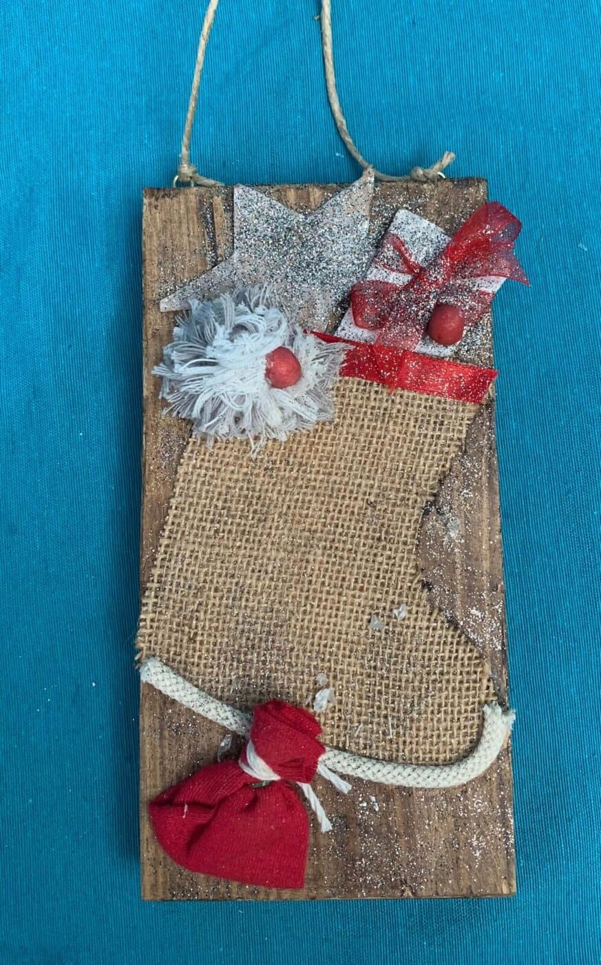 Χριστουγεννιάτικο κρεμαστό Μπότα