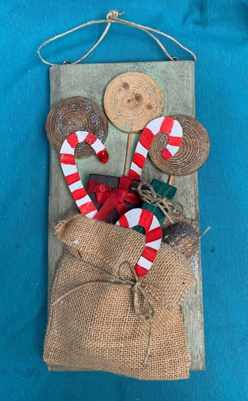 Χριστουγεννιάτικο κρεμαστό τοίχου