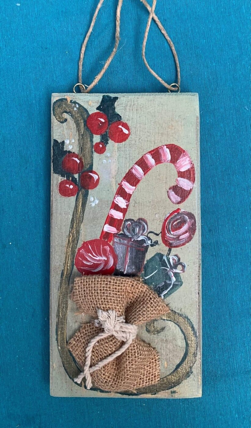 Χριστουγεννιάτικο κρεμαστό τοίχου