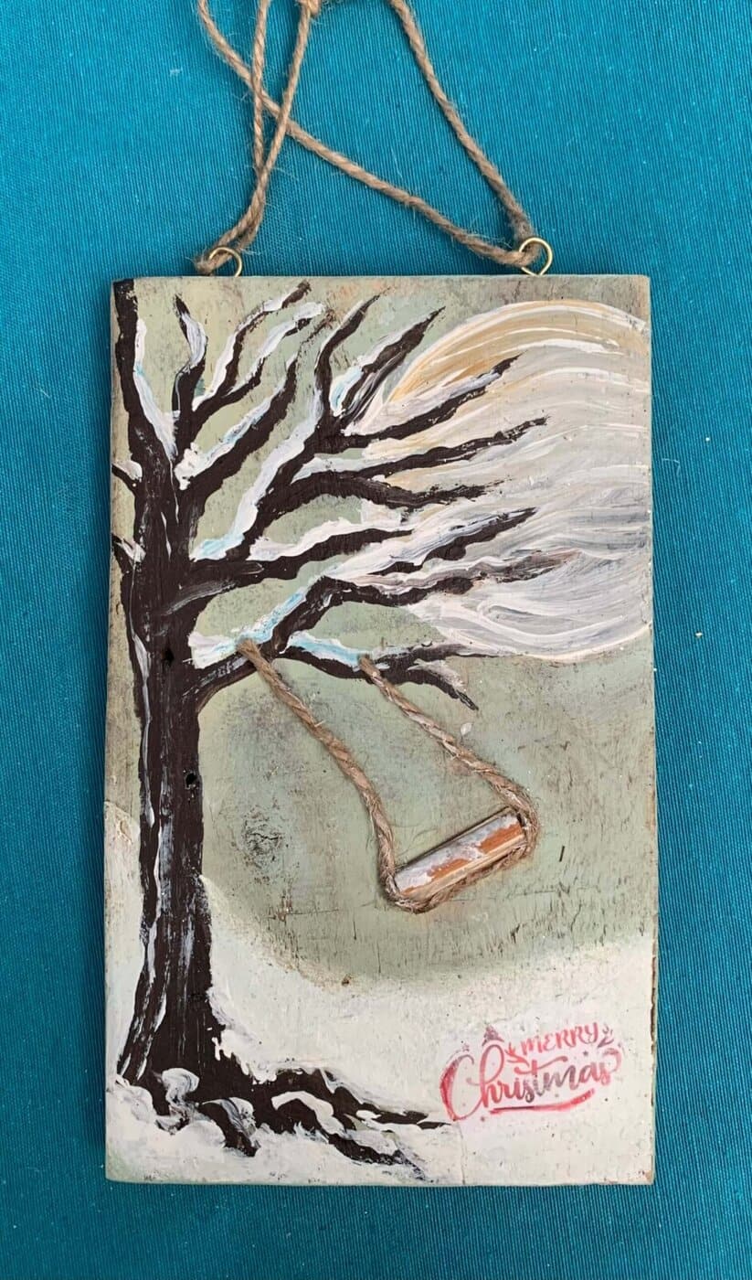 Χριστουγεννιάτικο κρεμαστό τοίχου