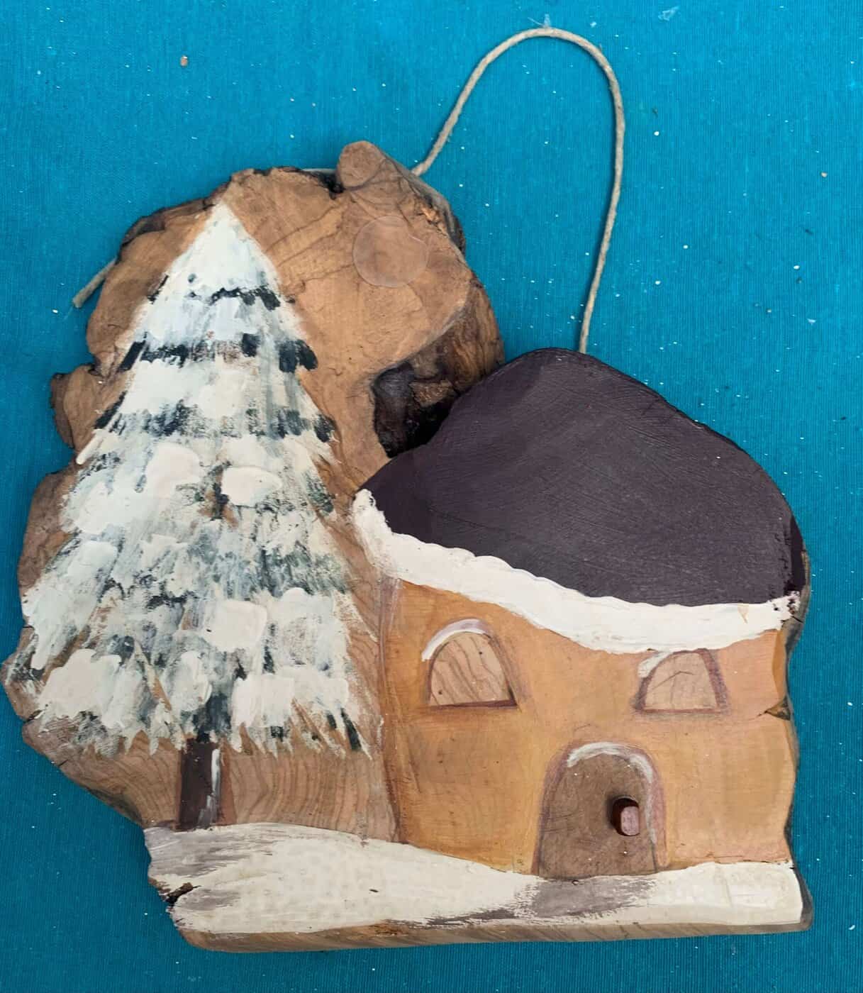 Χριστουγεννιάτικο κρεμαστό ζωγραφισμένο