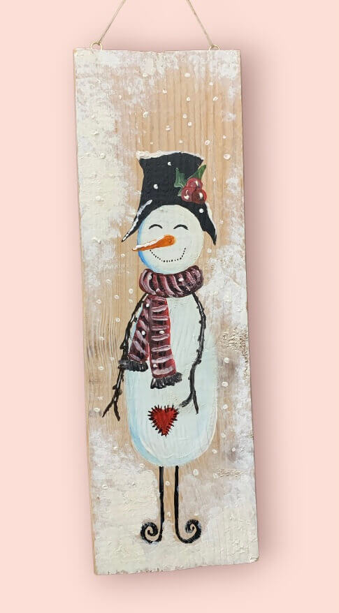 Χριστουγεννιάτικο διακοσμητικό ζωγραφισμένο