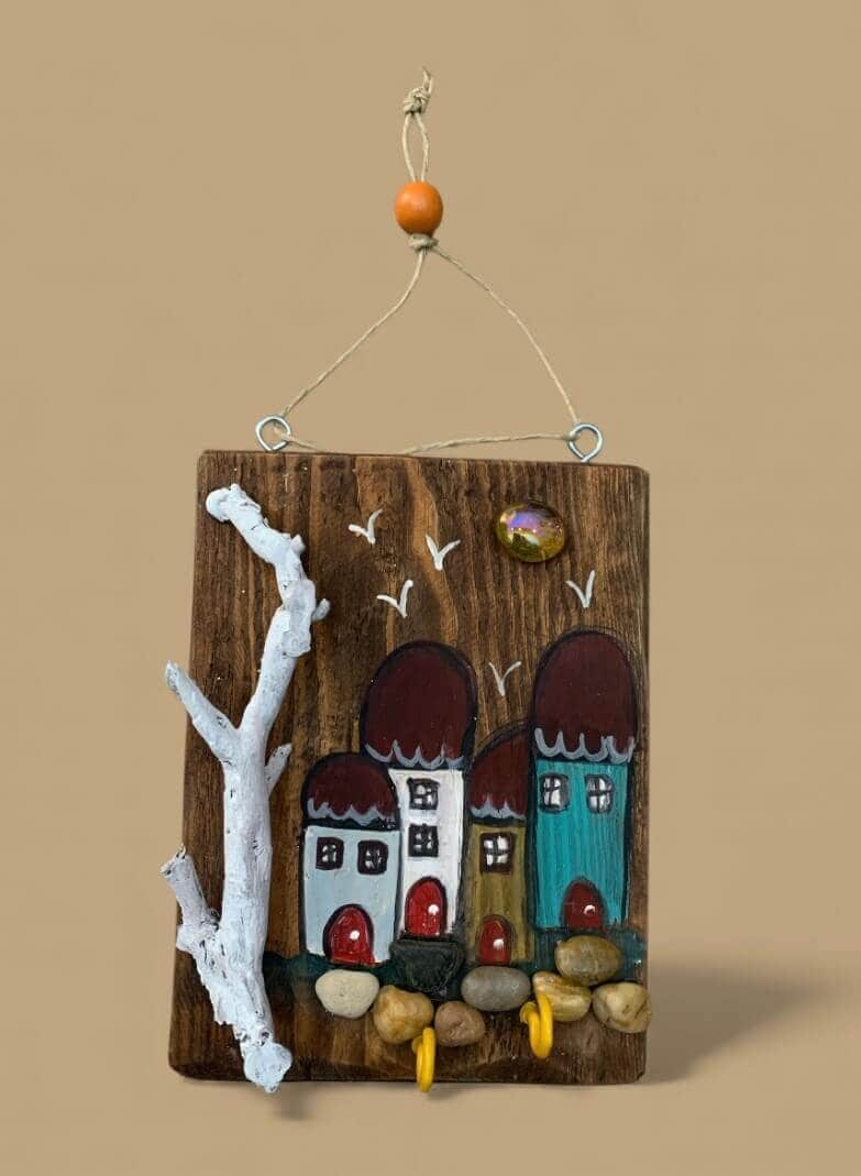 Κλειδοθήκη ζωγραφισμένη ΣΠΙΤΑΚΙΑ