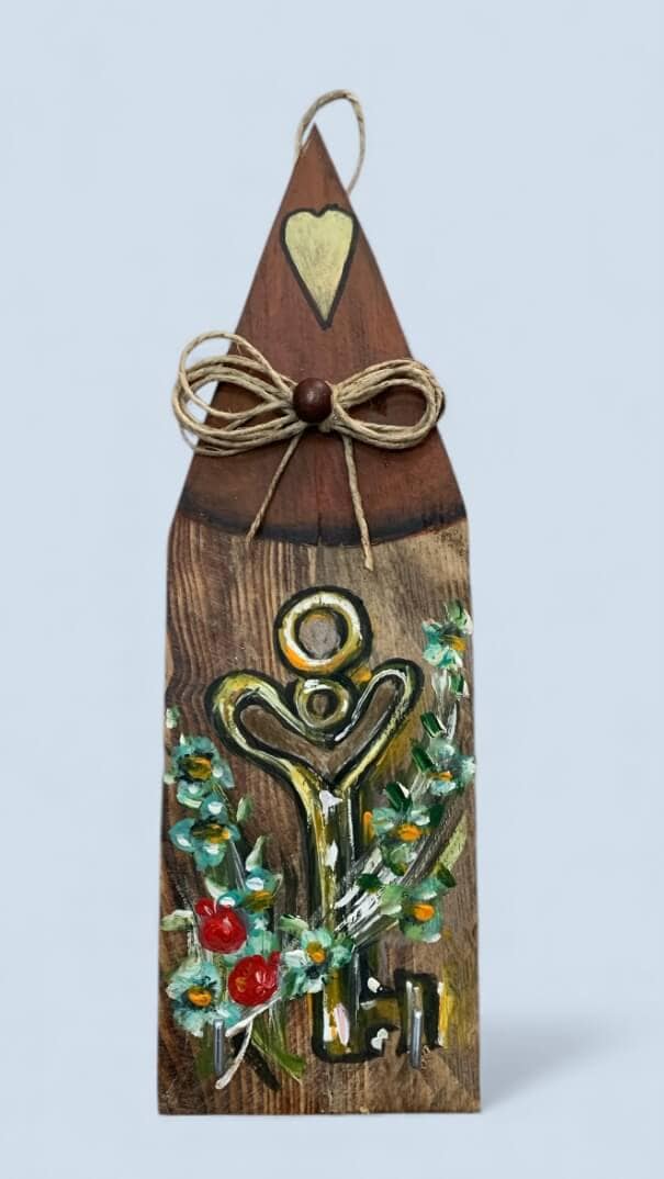 Κλειδοθήκη ζωγραφισμένη