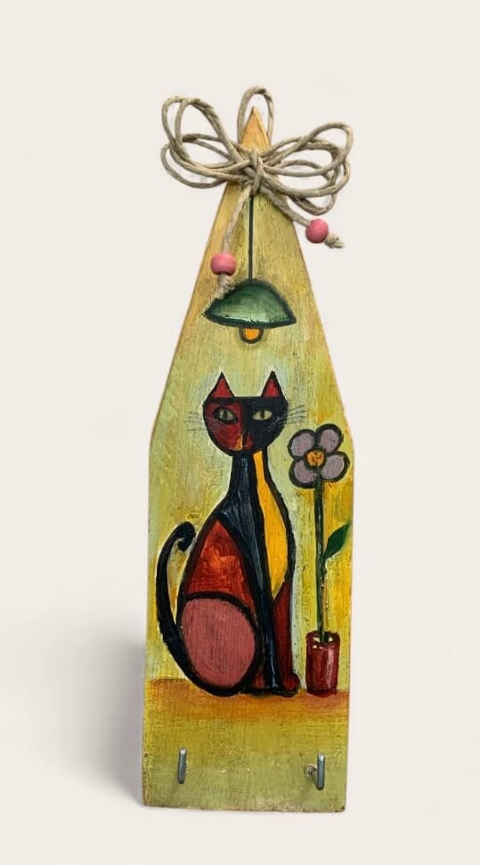 IMG_9255 Κλειδοθήκη ζωγραφισμένη - Image 1