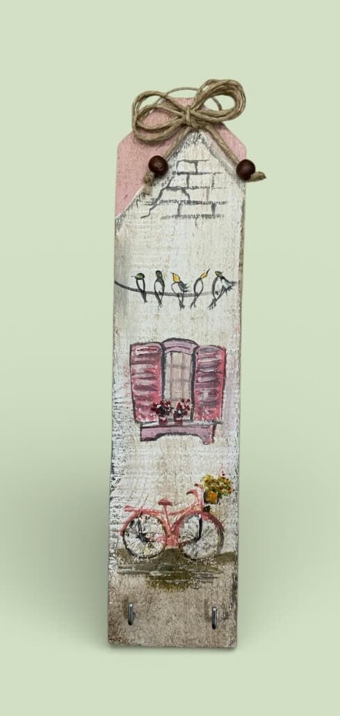 Κλειδοθήκη παράθυρο ΡΟΖ