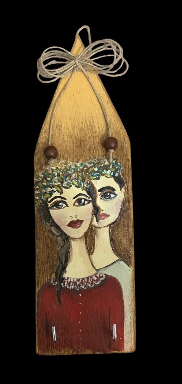 IMG_0029 Κλειδοθήκη ζωγραφισμένη - Image 1