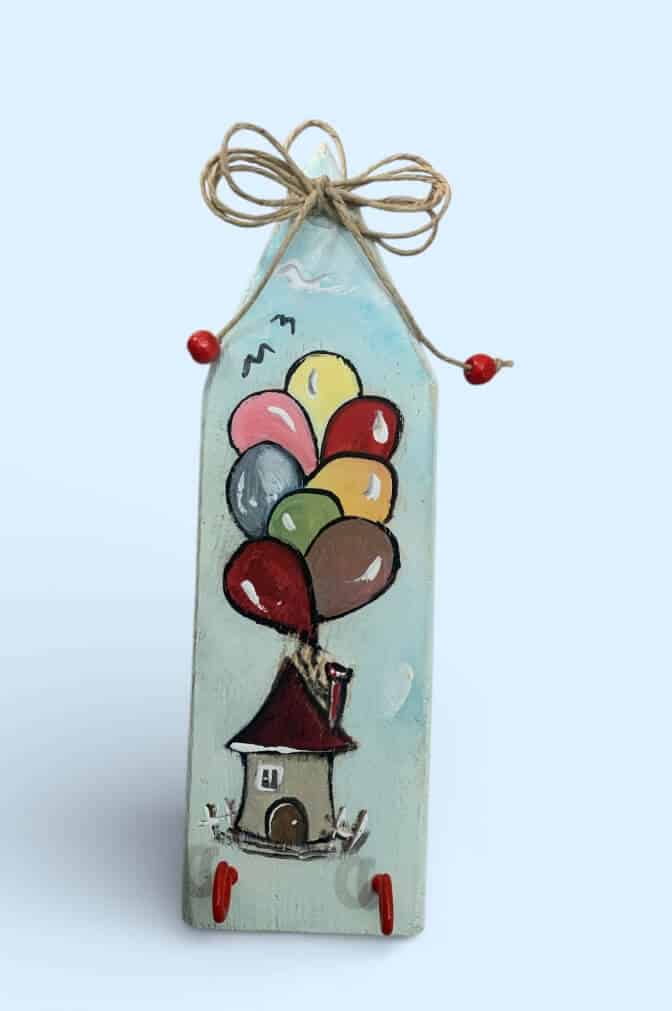 Κλειδοθήκη ζωγραφισμένη