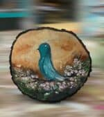 Διακοσμητικό χώρου ζωγραφισμένος κορμός