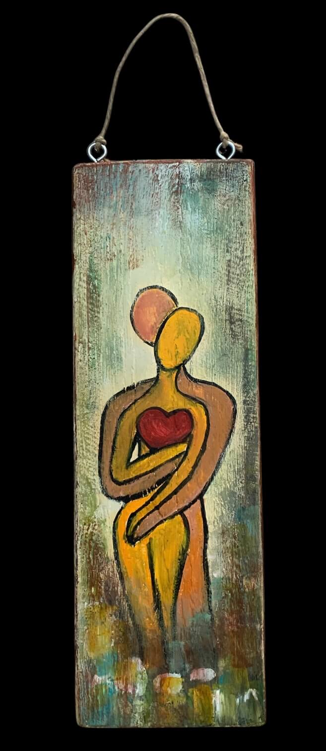 Κρεμαστό διακοσμητικό από ξύλο