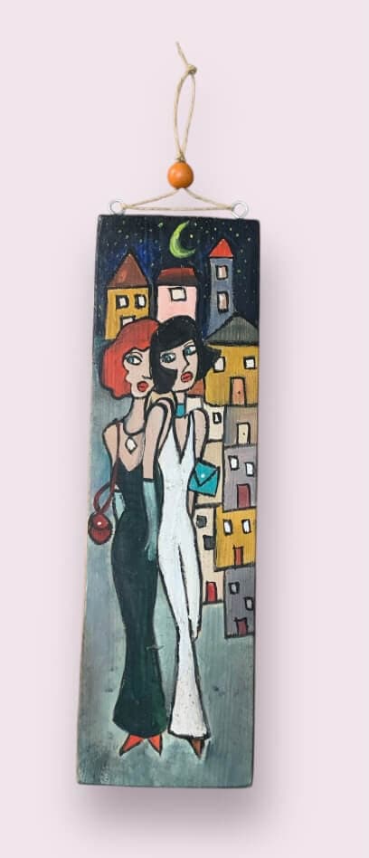 Κρεμαστό διακοσμητικό από ξύλο