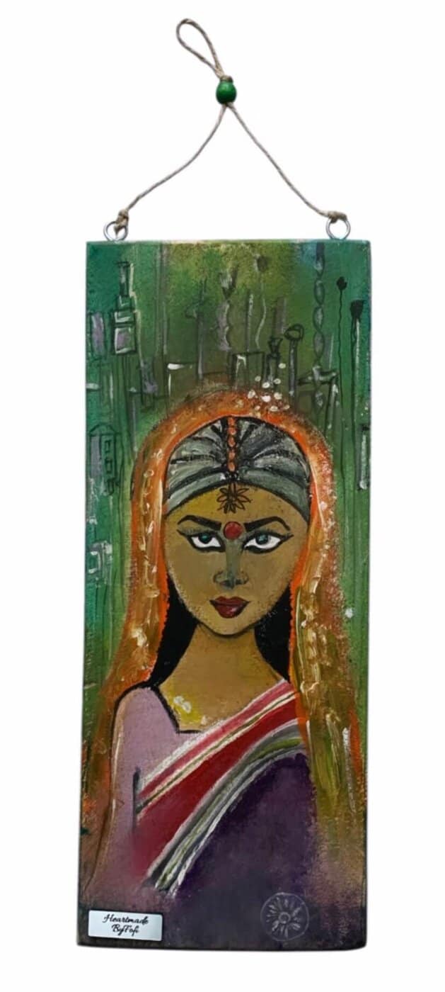 IMG_1430 Κρεμαστό διακοσμητικό ΙΝΔΗ ζωγραφισμένο - Image 1