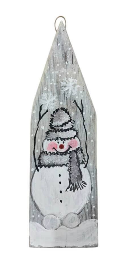 Χριστουγεννιάτικο κρεμαστό διακοσμητικό ζωγραφισμένο