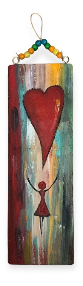 Κρεμαστό διακοσμητικό από ξύλο